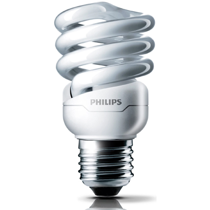 Bóng compact xoắn Philips T2 20w - TORNADO T2 20w CDL/WW